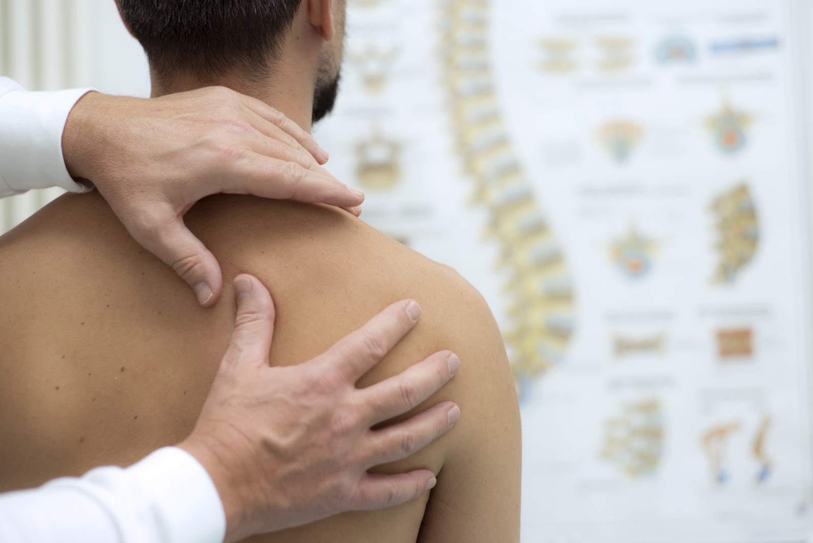 Chiropractic adjustment at Axis Health