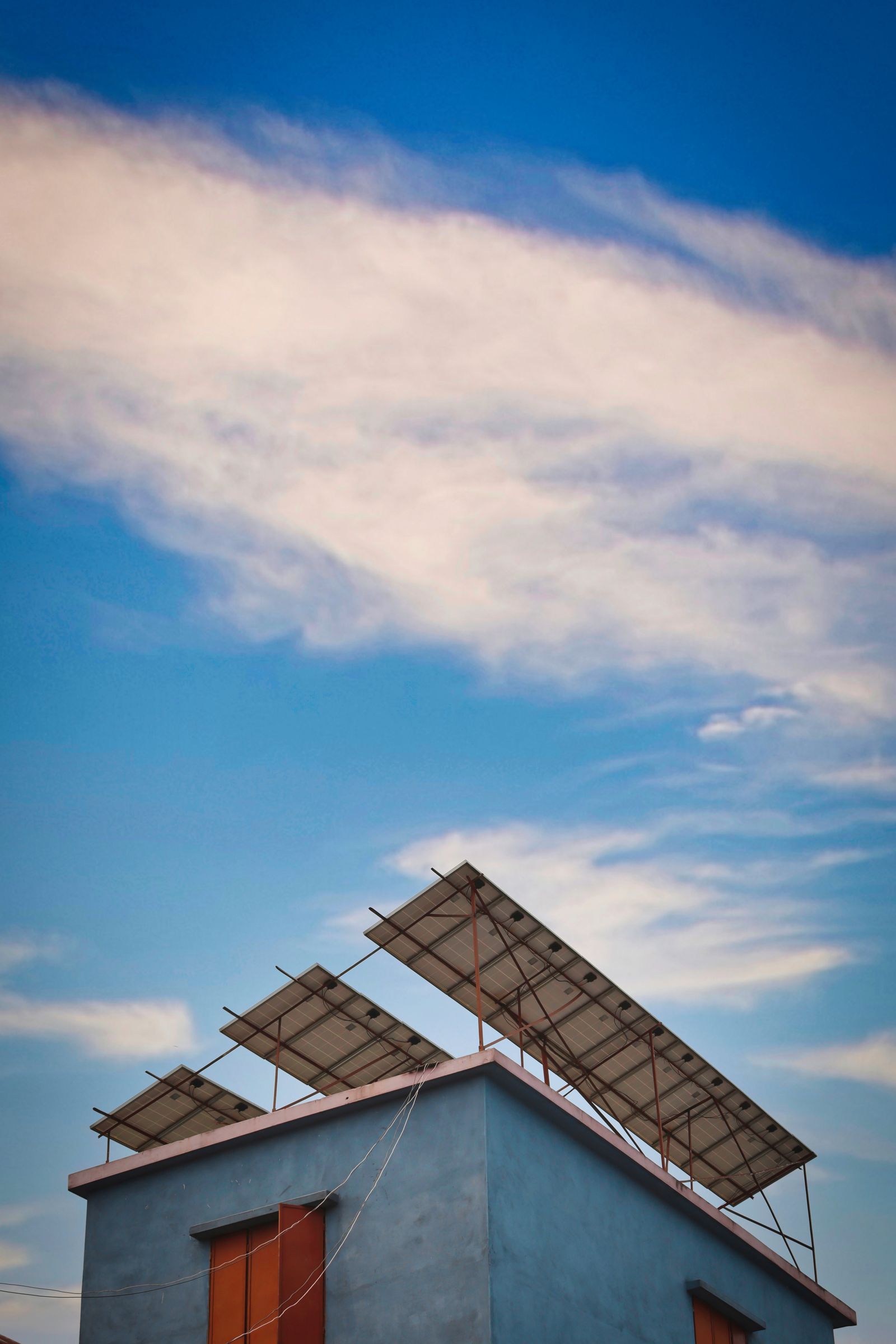 Rooftop solar array
