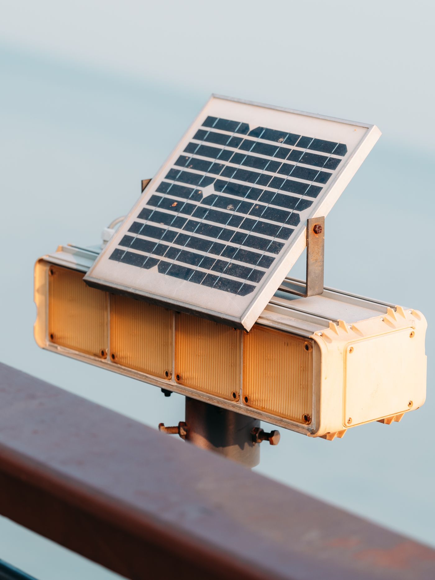 Solar equipment staged for install